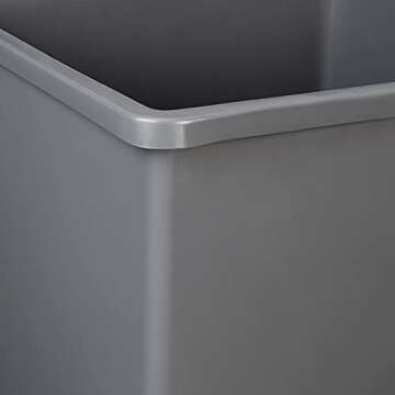 Amazon Basics Square Waste Container Pack of Two - 25 Gallons