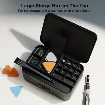 YOYSUN Mini Precision Screwdriver Set with Color-coded Identification, 132 in 1 Micro Magnetic Repai...