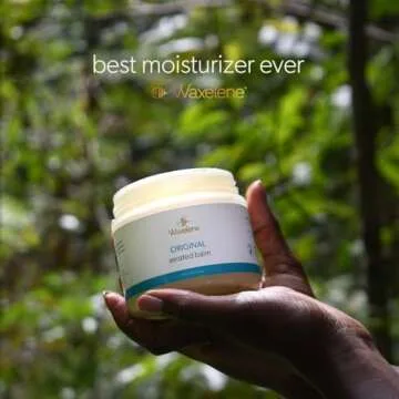 Waxelene Original Aerated Balm Large Jar, Organic Multipurpose Ointment the Petroleum Jelly Alternative Eczema Dry Sensitive Skin Face Moisturizer