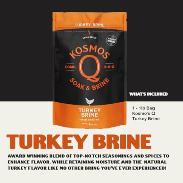 Kosmos Q Complete Turkey Brine Kit for Juicy Turkeys