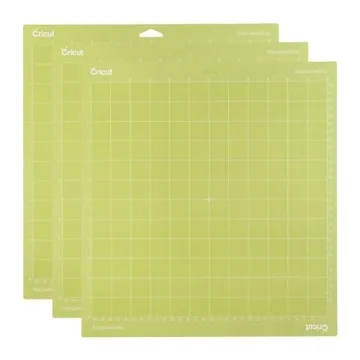 Cricut StandardGrip Machine Mats 12in x 12in, Reusable Cutting Mats for Crafts with Protective Film,...