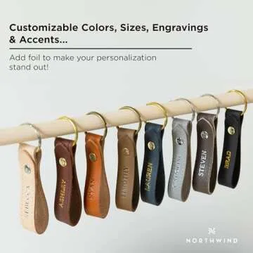 Personalized Leather Keychain for Unique Gifts