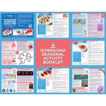 BāKIT Box Linzer Heart Cookies Baking Kit for Kids