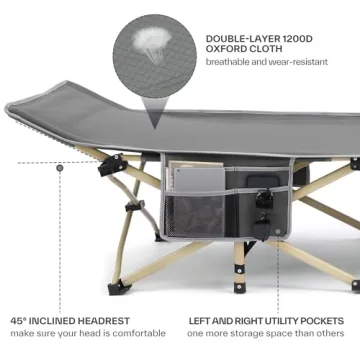 Sportneer Portable Camping Cot - Your Ultimate Outdoor Sleep Solution