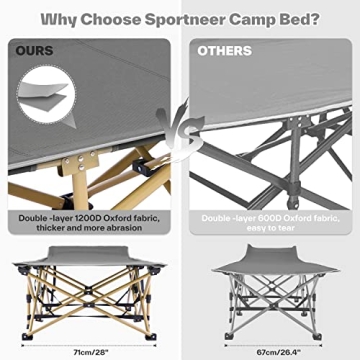 Sportneer Portable Camping Cot - Your Ultimate Outdoor Sleep Solution