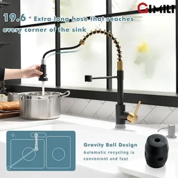 Gimli Touchless Stainless Kitchen Faucet - Hands-free Convenience