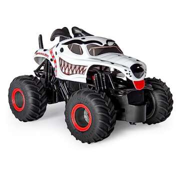 Monster Jam, Official Monster Mutt Dalmatian Remote Control Monster Truck for Boys and Girls, 1:24 Scale, 2.4 GHz, Kids Toys for Ages 4-6+