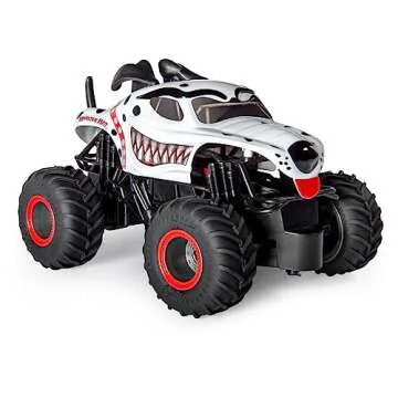 Monster Jam, Official Monster Mutt Dalmatian Remote Control Monster Truck for Boys and Girls, 1:24 Scale, 2.4 GHz, Kids Toys for Ages 4-6+