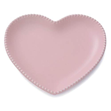Heart Shaped Ceramic Plates Set - Ideal for Any Occasion