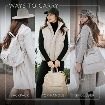 Stylish Large Diaper Bag Backpack by Luli Bebe for Moms