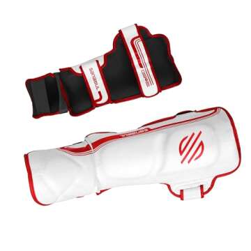 Sanabul Core Advanced Kickboxing Shin Guards for True Champions