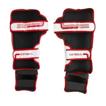 Sanabul Core Advanced Kickboxing Shin Guards for True Champions