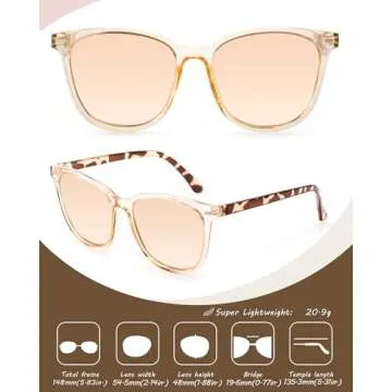 Trendy Myiaur Polarized Women’s Sunglasses with UV Protection