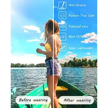 Trendy Myiaur Polarized Women’s Sunglasses with UV Protection