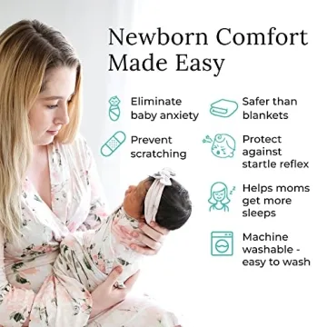 Posh Peanut Baby Swaddle Blanket - Soft and Breathable Swaddle Set