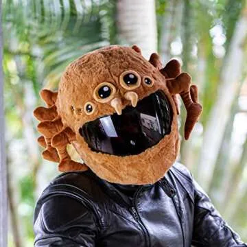 MotoLoot Spider Motorcycle Helmet Cover - Fun & Safe Riding