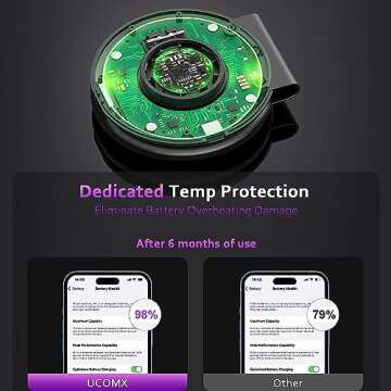 UCOMX 2 in 1 Wireless Charger for iPhone, iWatch & AirPods