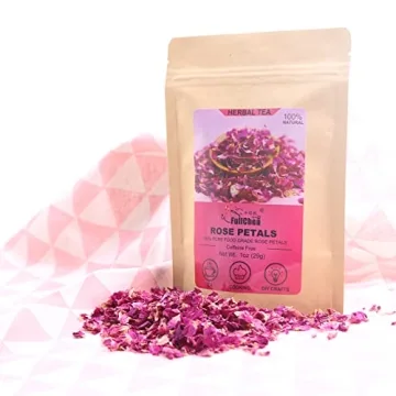 FullChea Dried Rose Petals for Tea Baking & Crafting 29g