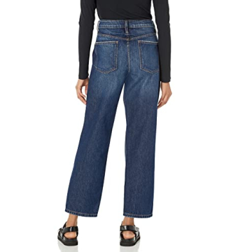 The Drop Women's Luca High Rise Distressed Jeans - Stylish and Comfortable