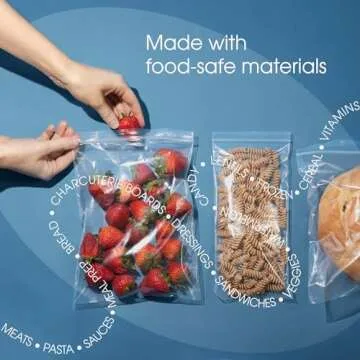 Spartan Industrial - 12" X 15" (100 Count) 2 Mil Clear Reclosable Zip Plastic Poly Bags with Resealable Lock Seal Zipper