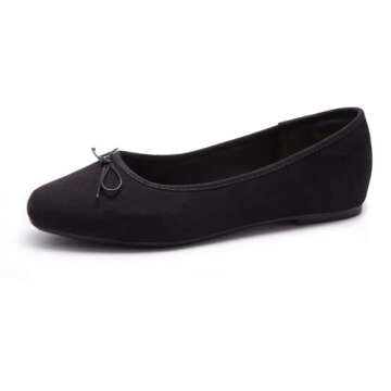 AFEETSING Women's Comfortable Bow Dressy Ballet Flats Shoes