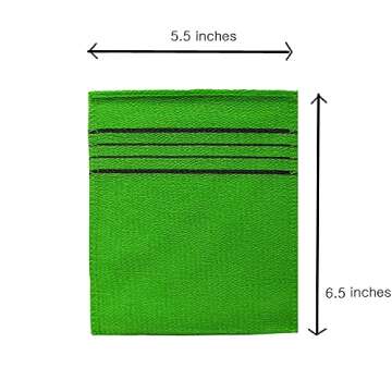 NOPIGO Korean Exfoliating Bath Mitt for Smooth Skin