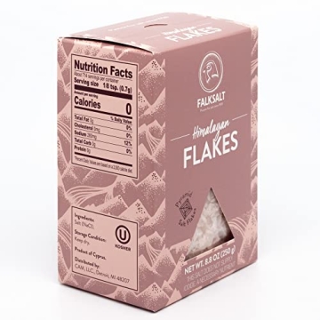 Falksalt Pink Himalayan Flake Salt for Gourmet Cooking