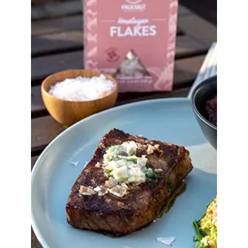 Falksalt Pink Himalayan Flake Salt for Gourmet Cooking