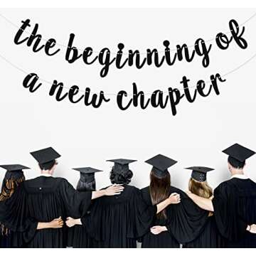 The Beginning of a New Chapter Banner for Celebrations