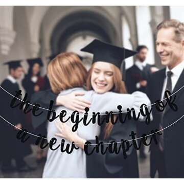 The Beginning of a New Chapter Banner for Celebrations