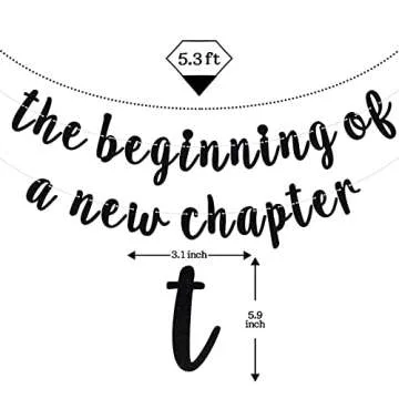 The Beginning of a New Chapter Banner for Celebrations