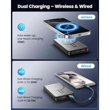 Aterob MagSafe Portable Charger 5000mAh for iPhone 17 series