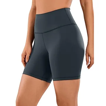 CRZ YOGA Women's Naked Feeling Biker Shorts for Ultimate Comfort and Style
