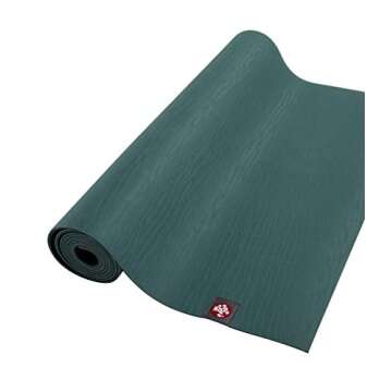 Manduka eKOlite Yoga Mat – Premium 4mm Thick Mat, Lightweight, High Performance Grip, Support and Stability in Yoga, Pilates, Gym, Fitness, 71 Inches, Deep Sea