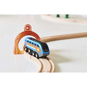 Brio 33974 World-Smart Tech Sound-Action Tunnel Circle Set | Interactive Toy Train Set | Enhances Mo...