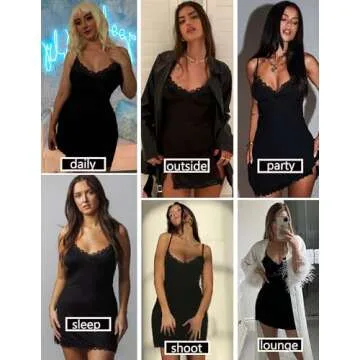 Avidlove Sexy Chemise Dress for Women - Soft Modal Nightgown