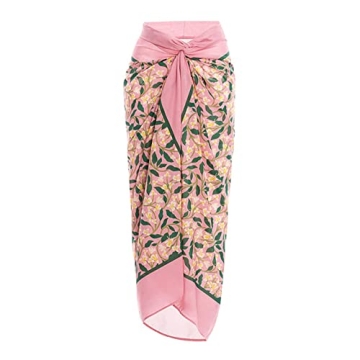 Flattering Floral Bikini Set with Cover Ups for Women - 2PCS