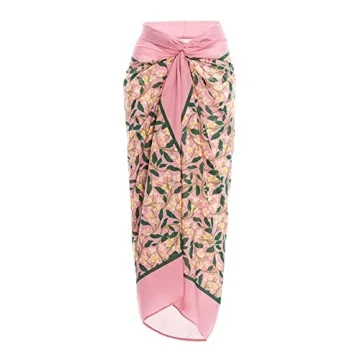 Flattering Floral Bikini Set with Cover Ups for Women - 2PCS