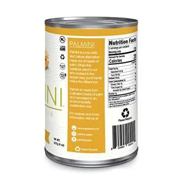 Palmini Lasagna Sheets | Low-Carb, Low-Calorie Hearts of Palm Lasagna Sheet | Keto, Gluten Free, Vegan, Non-GMO | As seen on Shark Tank | (14 Ounce - Pack of 3)