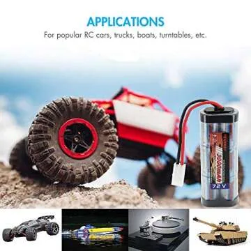 Tenergy 7.2V High Capacity 3000mAh NiMH Battery Pack