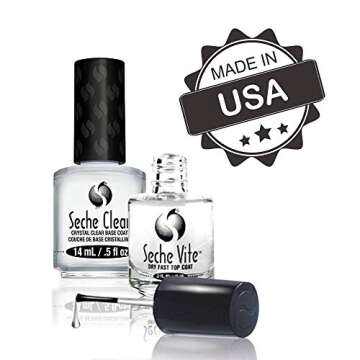 Seche Clear and Seche Vite, Base Coat and Top Coat for Nail Polish