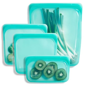 Stasher Platinum Silicone Reusable Bags - Eco-Friendly & Durable Food Storage