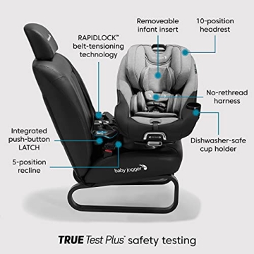 Baby Jogger City Turn Car Seat with Unique Rotation and Comfort