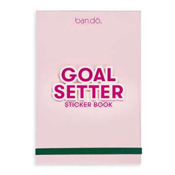 ban.do Sticker Book of Goal Setting Stickers, 35 Sticker Sheets with Colorful Fun Stickers, Positive...