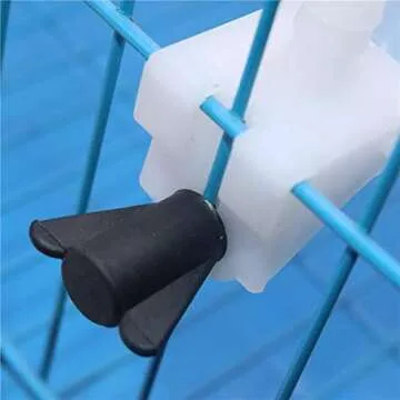 The Urban Aviary (6 Pack) Triggerless Poultry Water Cups No Trigger Or Float to Jam Automatic Quail Cage No Leak Watering Cups for Ducks Chickens Turkeys