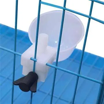 The Urban Aviary (6 Pack) Triggerless Poultry Water Cups No Trigger Or Float to Jam Automatic Quail Cage No Leak Watering Cups for Ducks Chickens Turkeys