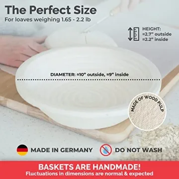 Bulka Large Round Banneton Bake Perfect Sourdough