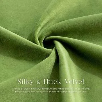 Pack of 2 Velvet Decorative Pillow Covers in Green - 20" x 20"