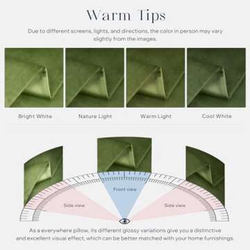 Pack of 2 Velvet Decorative Pillow Covers in Green - 20" x 20"