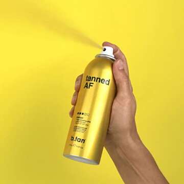 b.tan Self Tanner Bronzing Mist | Fast, 1 Hour Express Sunless Tanning Spray, No Fake Tan Smell, No Added Nasties, Vegan & Cruelty Free, 7 Fl Oz